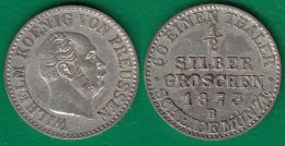 Brandenburg-Preussen 1 Silbergroschen Münze 1873 B Wilhelm I. 1861-1888     (32526 - Monedas Pequeñas & Otras Subdivisiones