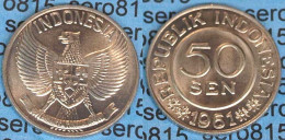 Indonesien - Indonesia 50 Sen Münze 1961 Bankfrisch   (490 - Otros – Asia