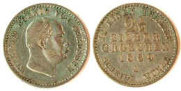 Preussen Prussia 2 1/2 Silbergroschen 1869 A Altdeutschland Old German States - Monedas Pequeñas & Otras Subdivisiones