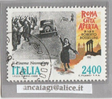 USATI ITALIA 1988 - Ref.0580C "CINEMA ITALIANO" 1 Val. - 1981-90: Oblitérés