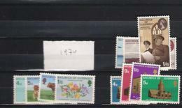 1970 MNH Guernsey Year Complete, Postfris - Guernesey