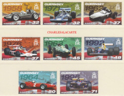GUERNSEY/GUERNESEY 2007  GRAND PRIX AUTOMOBILE RACING  S.G. 1165-1172  U.M.  N.S.C. - Guernsey