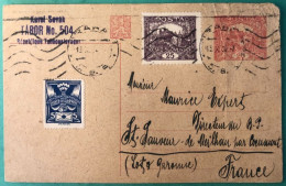 Tchécoslovaquie, Entier-carte 13.10.1920 - (A1203) - Postkaarten