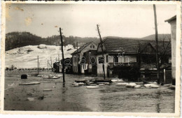 ** T2/T3 Ismeretlen Település, árvíz / Unknown Town, Flood. Photo (fl) - Ohne Zuordnung