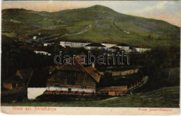 T2/T3 1908 Abrudbánya, Abrud; Franz Josef-Kaserne / Ferenc József Laktanya / K.u.K. Military Barracks (kis Szakadás / Sm - Non Classés