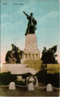 T2/T3 1910 Arad, Kossuth Szobor. Weisz Leó Kiadása / Statue, Monument (EK) - Ohne Zuordnung