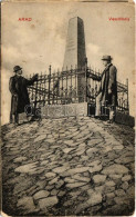 * T3/T4 1910 Arad, Vesztőhely / Martyrs' Monument, Place Of Execution (ázott / Wet Damage) - Non Classificati