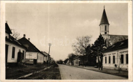 ** T2 Bánffyhunyad, Huedin; Utca Részlet, Templom, üzlet. Ábrahám Kiadása / Street View, Church, Shop - Non Classificati