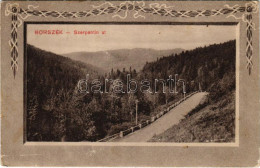 T2/T3 1926 Borszék, Borsec; Szerpentin út / Road. Art Nouveau (EK) - Non Classificati