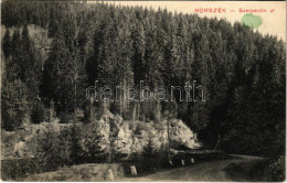 T2/T3 1911 Borszék, Borsec; Szerpentin út. Pollatschek Gyula Kiadása / Serpentine Road (EK) - Non Classés