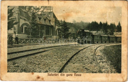 ** T3 Brassó, Kronstadt, Brasov; Noa Nyaraló Városi-elővárosi Vasútállomás Gőzmozdonnyal / Gara Din Noua / Bahnhof / Rai - Ohne Zuordnung