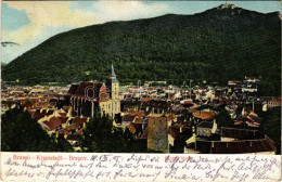 T2/T3 1905 Brassó, Kronstadt, Brasov; Látkép / General View (EB) - Non Classés