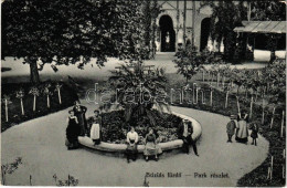 T2 1912 Buziásfürdő, Baile Buzias; Park Részlet. Heksch Manó Kiadása / Spa, Park - Non Classés