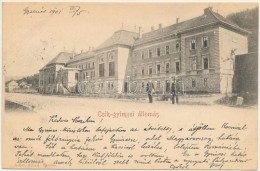 T2/T3 1901 Csíkgyimes, Csík-Gyimes, Gyimes, Ghimes; Pályaudvar, Vasútállomás. Adler Alfréd / Railway Station (fl) - Non Classés