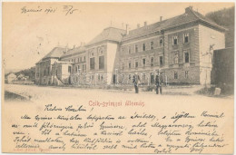 T2/T3 1901 Csíkgyimes, Csík-Gyimes, Gyimes, Ghimes; Pályaudvar, Vasútállomás. Adler Alfréd / Railway Station (fl) - Non Classificati