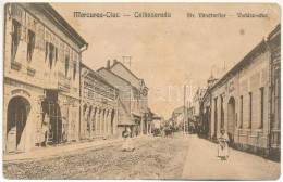 * T2/T3 1925 Csíkszereda, Miercurea Ciuc; Strada Vanatorilor / Vadász Utca, Czáka Béla üzlete. Szvoboda Kiadása / Street - Non Classificati