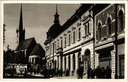 T2/T3 1943 Dés, Dej; Fő Utca, Hotel Hungaria Szálloda, Berger Adolf üzlete / Main Street, Hotel, Shop (EK) - Non Classificati