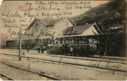 T3 1910 Dés, Dej; Pályaudvar, Vasútállomás, Mozdony. Sztojka László Kiadása / Railway Station, Locomotive (EM) - Non Classificati