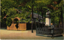 ** T1 Detta, Ghedu, Deta; (Anton) Kratzer Antal (község Bírája 1882-87 Között) Szobor. Ballon Si Fiul Kiadása / Monument - Unclassified