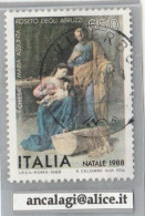 USATI ITALIA 1988 - Ref.0581C "NATALE" 1 Val. - 1981-90: Usati