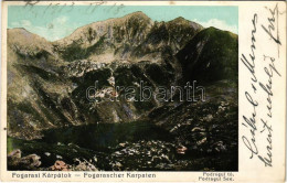 Delcampe - T2/T3 1913 Fogarasi-havasok (Fogarasi Kárpátok), Fogarascher Karpathen, Muntii Fagarasului; Podrágul Tó / Podragu - Ohne Zuordnung