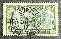 FRCG051U9 - Leopard - 5 C Used Stamp - Middle Congo - 1907 - Oblitérés