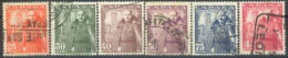 SPAIN,  1948/49, GENERAL FRANCO STAMPS SET OF 6, # 761,802,764/65,& 767/68, USED. - Gebraucht