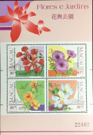 Macau 1991 Flowers & Gardens Minisheet MNH - Sonstige & Ohne Zuordnung