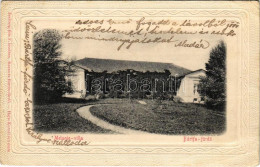 T2/T3 1902 Bártfa-fürdő, Bardejovské Kúpele, Bardiov; Melanie Villa, Hajts Kornél Felvétele, Eschwig Ede F. Kiadása (EB) - Unclassified