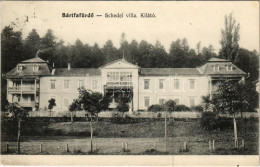 T2 1913 Bártfa-fürdő, Bardejovské Kúpele, Bardiov; Schedel Villa, Kilátó. Neumann Viktor Kiadása - Non Classificati