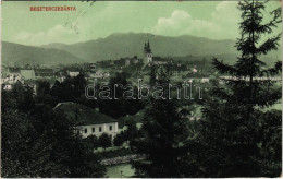 T2/T3 1917 Besztercebánya, Banská Bystrica; Látkép. Machold F. Kiadása / General View (EK) - Non Classés
