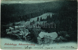 T2 1900 Feketehegy, Schwartzenberg, Cernohorské Kúpele (Merény, Vondrisel, Nálepkovo); Este / Night - Ohne Zuordnung