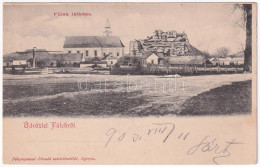 T2/T3 1900 Fülek, Filakovo; Látkép, Vár. Fénynyomat Divald Műintézetéből / Filakovsky Hrad / General View, Castle (EK) - Ohne Zuordnung