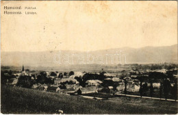T2/T3 1923 Homonna, Homenau, Humenné; Látkép. Alexander Halász Photograph / General View (fa) - Non Classés