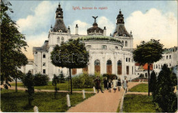 T2/T3 1915 Igló, Zipser Neudorf, Spisská Nová Ves; Színház és Vigadó. Dörner Gyula Kiadása / Theatre (EK) - Unclassified