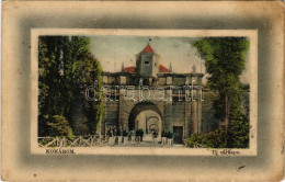 * T2/T3 1913 Komárom, Komárno; Új Várkapu, Katonák. W.L. Bp. "Ideal" 1912-15. Pollak Olga Kiadása / New Castle Gate With - Zonder Classificatie