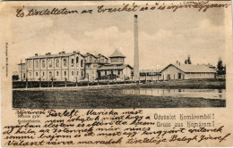 T4 1903 Komárom, Komárno; Selyemgyár. Freisinger Mór Kiadása / Seidenfabrik / Silk Spinning Mill, Silk Factory (r) - Non Classés