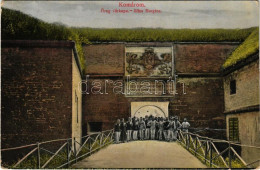 * T2/T3 Komárom, Komárno; Öreg Várkapu, Katonák / Altes Burgtor / Old Castle Gate With K.u.K. Soldiers (EB) - Non Classés