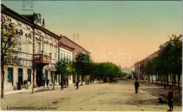 T2/T3 1910 Liptószentmiklós, Liptovsky Mikulas; Felső-Husták, Utca, üzletek / Street View, Shops (EK) - Unclassified