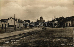 T2/T3 1931 Párkány, Parkan, Stúrovo; Fő Utca, Esztergomi Bazilika / Hlavní Trída / Hauptstrasse / Main Street, Basilica  - Non Classificati