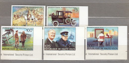 HAUTE VOLTA Imperforated 1975 Churchill  Mi 545-549, Sc 346-350, Y&T 545-549 MNH (**) #34116 - Upper Volta (1958-1984)