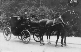 Carte Photo à Identifier - Calèche - Attelage - (écrite De Paris 1908) - Da Identificare