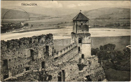 T2/T3 1911 Trencsén, Trencín; Várrom / Trenciansky Hrad / Castle Ruins (EK) - Unclassified