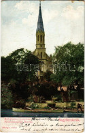 T2/T3 1903 Nagybecskerek, Zrenjanin, Veliki Beckerek; Református Templom, Halász Csónakok / Calvinist Church, Fishing Bo - Non Classés