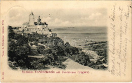 * T2/T3 1908 Fraknó, Forchtenstein; Schloss Mit Forchtenau / Fraknó Vára. A. Pelnitschar Kiadása / Castle (Rb) - Unclassified