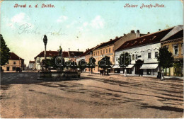 T2/T3 1909 Lajtabruck, Bruck An Der Leitha; József Császár Tér. H. Effenberger Kiadása / Kaiser Josefs-Platz / Square (E - Sin Clasificación