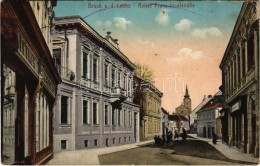 T3 1916 Lajtabruck, Bruck An Der Leitha; Kaiser Franz Josefstraße / Ferenc József Császár út / Street View (EK) - Non Classés