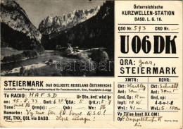 T2/T3 1933 Steiermark, Das Billigste Reiseland Österreichs - QSL Rádióamatőr Lap / QSL Card (radio Amateur) (EK) - Ohne Zuordnung