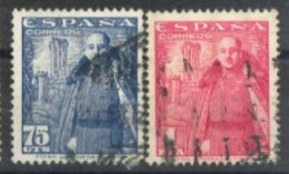 SPAIN,  1948/49, GENERAL FRANCO STAMPS SET OF 2, # 767/68, USED. - Gebruikt