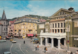 AK MERAN : Piazza Teatro  - Theaterplatz    Karte Nicht Gel. - Merano